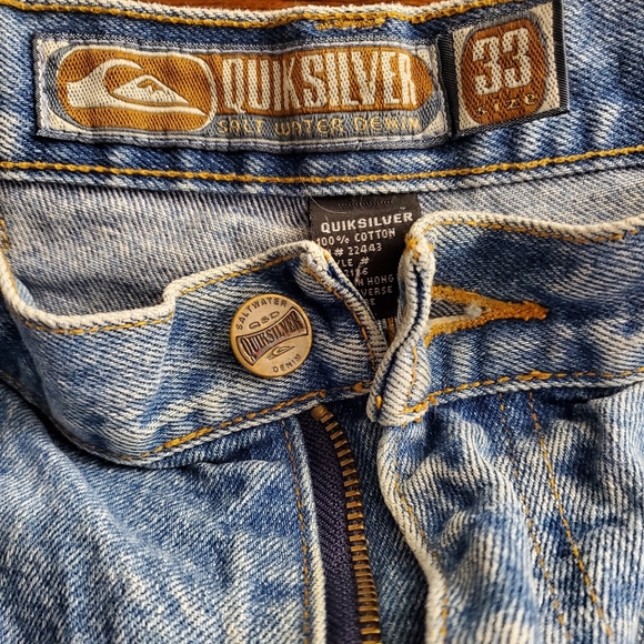 Quiksilver Other - VINTAGE MENS QUICKSILVER DENIM SURF/SKATE SHORTS